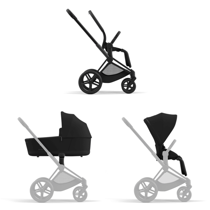 Шассі Cybex Priam & каркас LS RBA Matt Black
