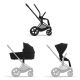 Шассі Cybex Priam & каркас LS RBA Matt Black
