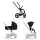 Шассі Cybex Priam & каркас LS RBA Rosegold