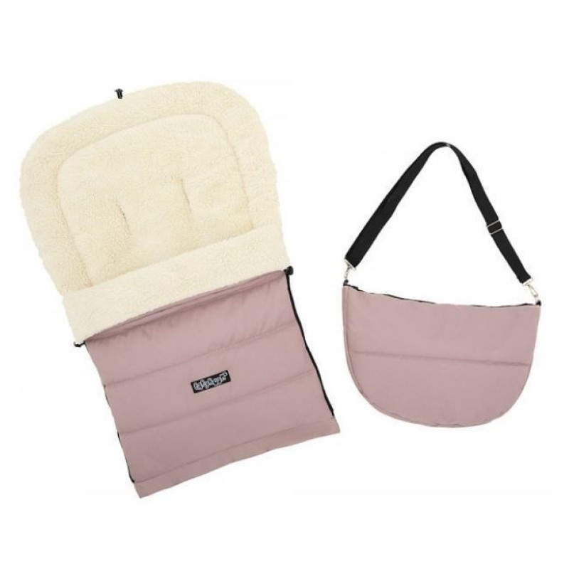 Зимовий конверт Babyroom Wool №20 з подовжувачем cappuccino