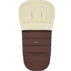 Зимовий конверт Babyroom Wool №20 з подовжувачем chocolate