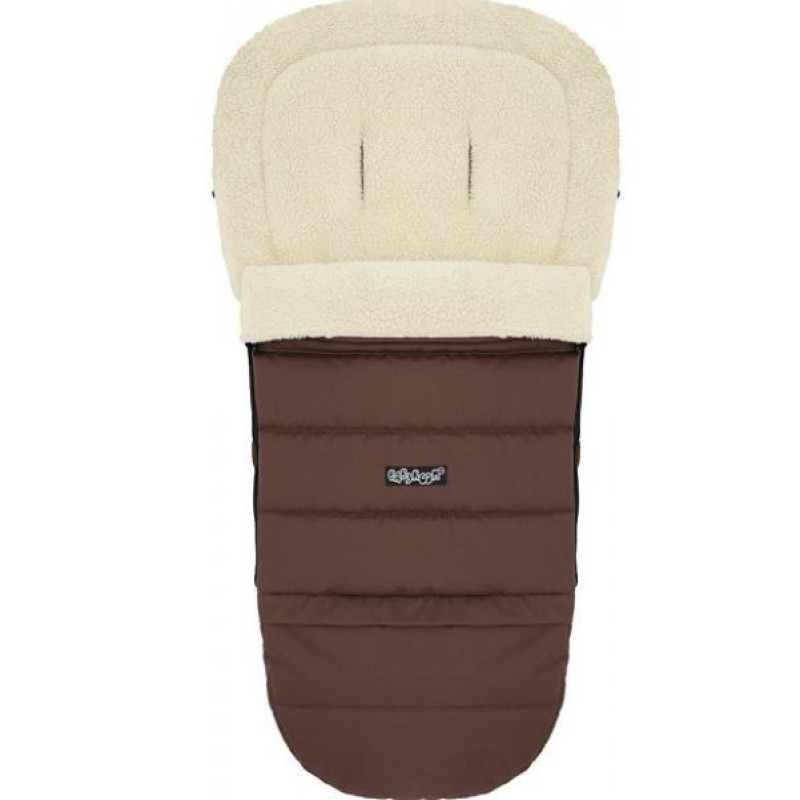 Зимовий конверт Babyroom Wool №20 з подовжувачем chocolate