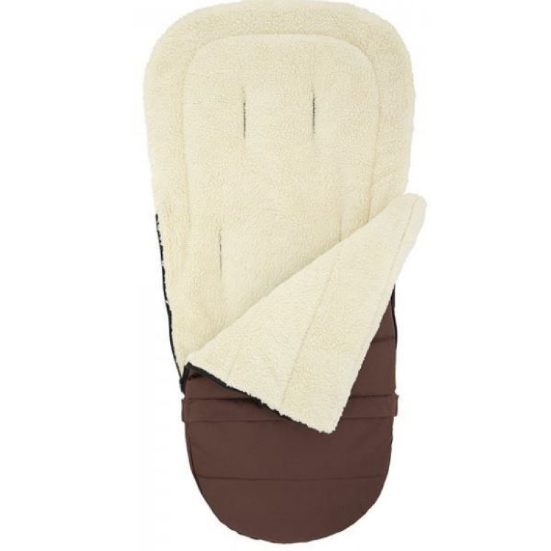 Зимовий конверт Babyroom Wool №20 з подовжувачем chocolate