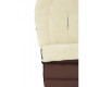 Зимовий конверт Babyroom Wool №20 з подовжувачем chocolate