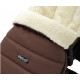 Зимовий конверт Babyroom Wool №20 з подовжувачем chocolate
