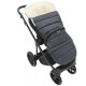 Зимовий конверт Babyroom Wool №20 з подовжувачем graphite