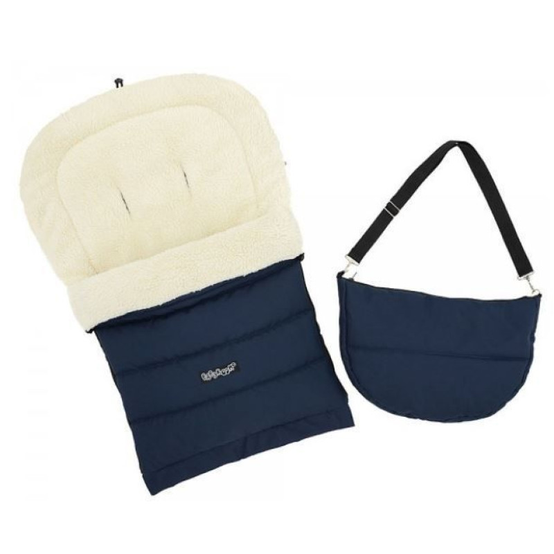 Зимовий конверт Babyroom Wool №20 з подовжувачем navy blue