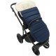 Зимовий конверт Babyroom Wool №20 з подовжувачем navy blue