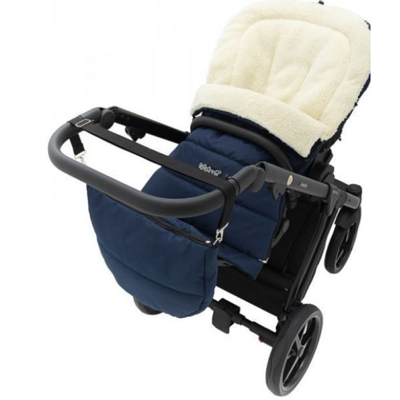Зимовий конверт Babyroom Wool №20 з подовжувачем navy blue