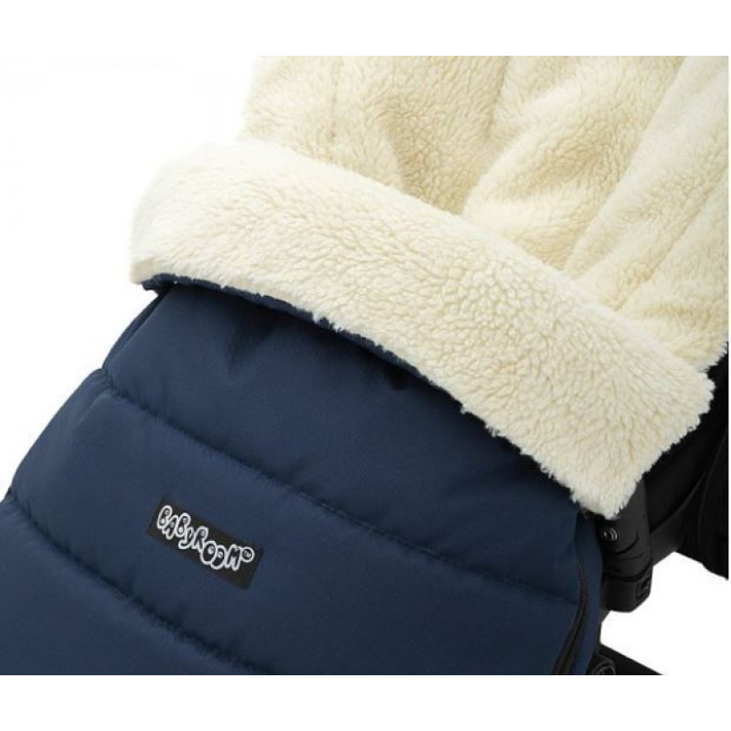Зимовий конверт Babyroom Wool №20 з подовжувачем navy blue
