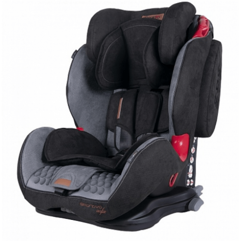 Автокрісло Coletto Sportivo Isofix 9-36 grey/black