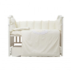 Постільний комплект 6 ел Babycentre & Twins Moonlight 4011-BTMO-202, ecru, беж світлий