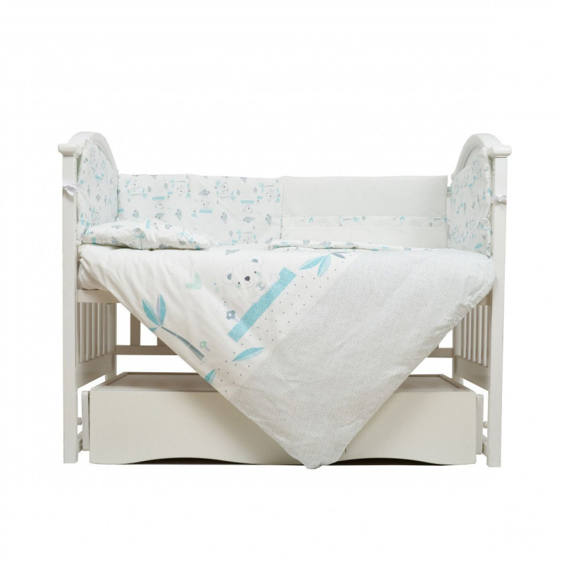 Постільний комплект 6 ел Twins Eco Line New 4091-E-024, Koala mint, м