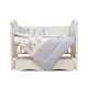 Постільний комплект 6 ел Twins Eco Line New 4091-E-026, Best friend grey, білий/сірий