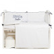 Постільний комплект 6 ел Twins Little Baby 4042-TLB-09, white/blue, білий/синій