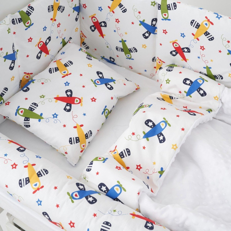 Постільний комплект 6 ел Twins Sky 4060-TS-01, white/boy, білий