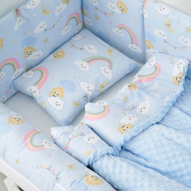 Постільний комплект 6 ел Twins Sky 4060-TS-04, blue, блакитний