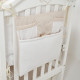 Постільний комплект 7 ел Twins Dolce Loving bear 4075-DLB-02, white/beige, білий/беж