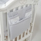 Постільний комплект 7 ел Twins Dolce Loving bear 4075-DLB-10, white/grey, білий/сірий