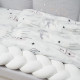 Постільний комплект 7 ел Twins Fluffy Puffy 4076-TFP-10, grey, сірий