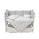 Постільний комплект 7 ел Twins Fluffy Puffy 4076-TFP-10, grey, сірий
