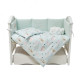 Постільний комплект 7 ел Twins Fluffy Puffy 4076-TFP-14, mint, ментол