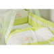 Постільний комплект 7 ел Twins Kids 4080-A-025-06, green, білий/зелений