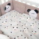 Постільний комплект 7 ел Twins Panda сірий