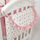Постільний комплект 7 ел Twins Romantic Spring collection 4027-TRS-08, Flower Power, рожевий дим