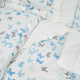 Постільний комплект 7 ел Twins Romantic Spring collection 4027-TRS-401, Butterfly white, блакитний/білий