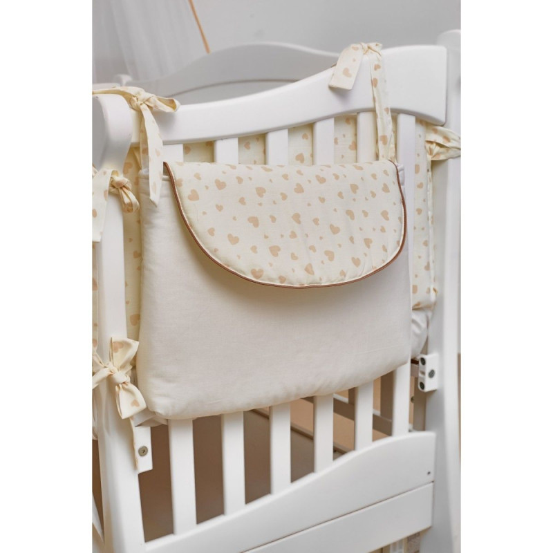 Постільний комплект 7 ел Twins Romantic Teddy Love 4024-R-006, white/beige, білий/беж