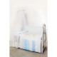 Постільний комплект 8 ел Twins Dolce Друзі зайчики 4060-D-003, blue, голубий