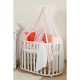 Постільний комплект 8 ел Twins Dolce Пташки 4064-DB-405, coral, кораловий