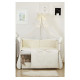 Постільний комплект 8 ел Twins Evo Angel Baby 4073-A-010, beige, білий/беж