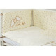 Постільний комплект 8 ел Twins Evo Angel Baby 4073-A-010, beige, білий/беж