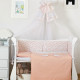 Постільний комплект 8 ел Twins Evo Angel Baby 4074-A-043, coral, кораловий