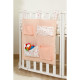 Постільний комплект 8 ел Twins Evo Angel Baby 4074-A-043, coral, кораловий