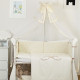 Постільний комплект 8 ел Twins Evo Angel Baby 4074-A-044, ecru, бежевий