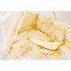 Постільний комплект 8 ел Twins Premium Glamour 4029-TGС-05, Clouds yellow, жовтий