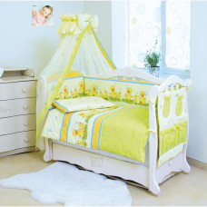 Постільний комплект 8 ел Twins Standard Basic 4050-CB-027, Каченята зелені, зелений
