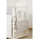 Постільний комплект 8 ел Twins Standard New 4050-CN-039-10, Зірочка сіра, сірий