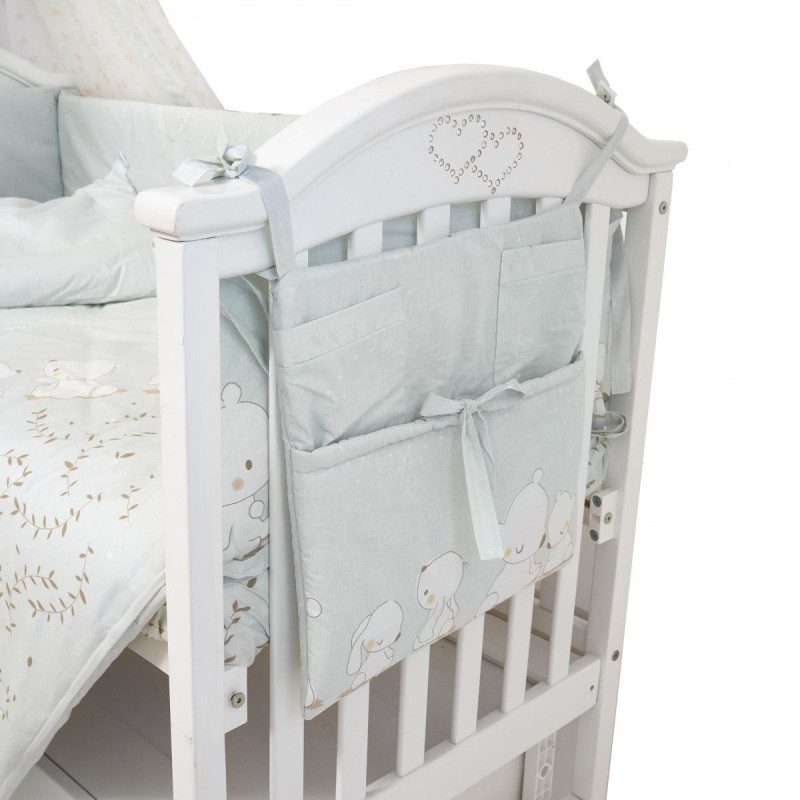 Постільний комплект 8 ел Twins Sweet 4053-SW-015, Umka grey, сірий