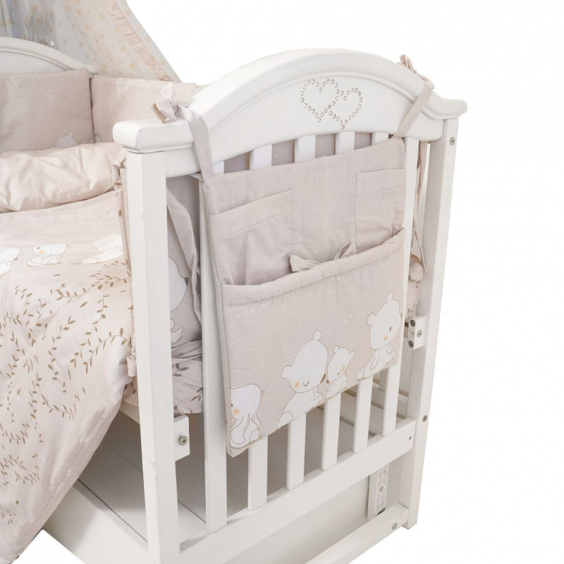 Постільний комплект 8 ел Twins Sweet 4053-SW-016, Umka pink, рожевий