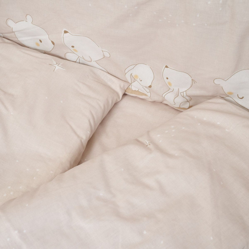 Постільний комплект 8 ел Twins Sweet 4053-SW-016, Umka pink, рожевий