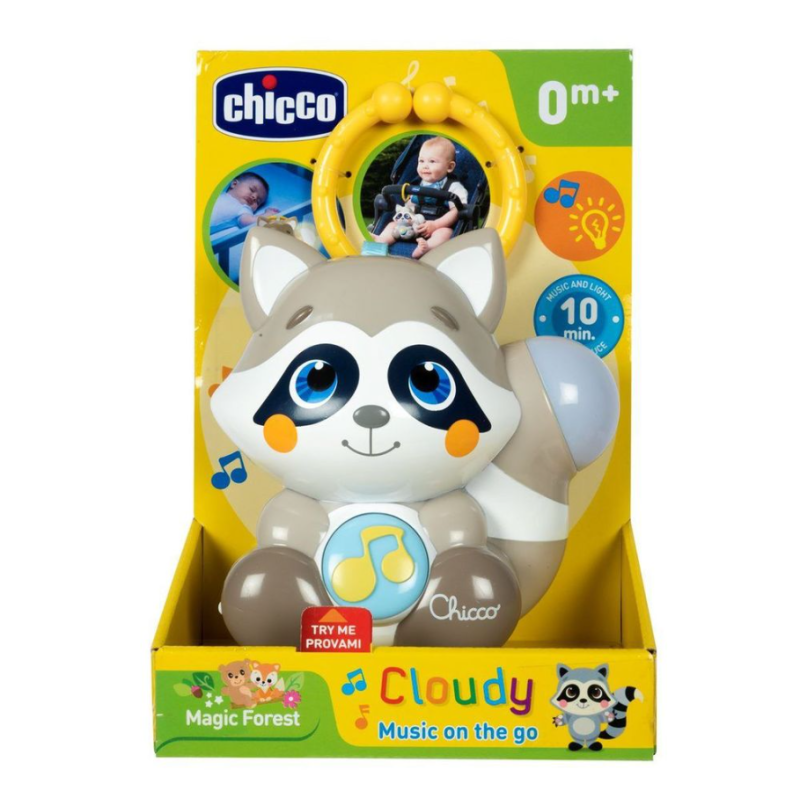 Iграшка музична Chicco Енот Клауді 2 в 1