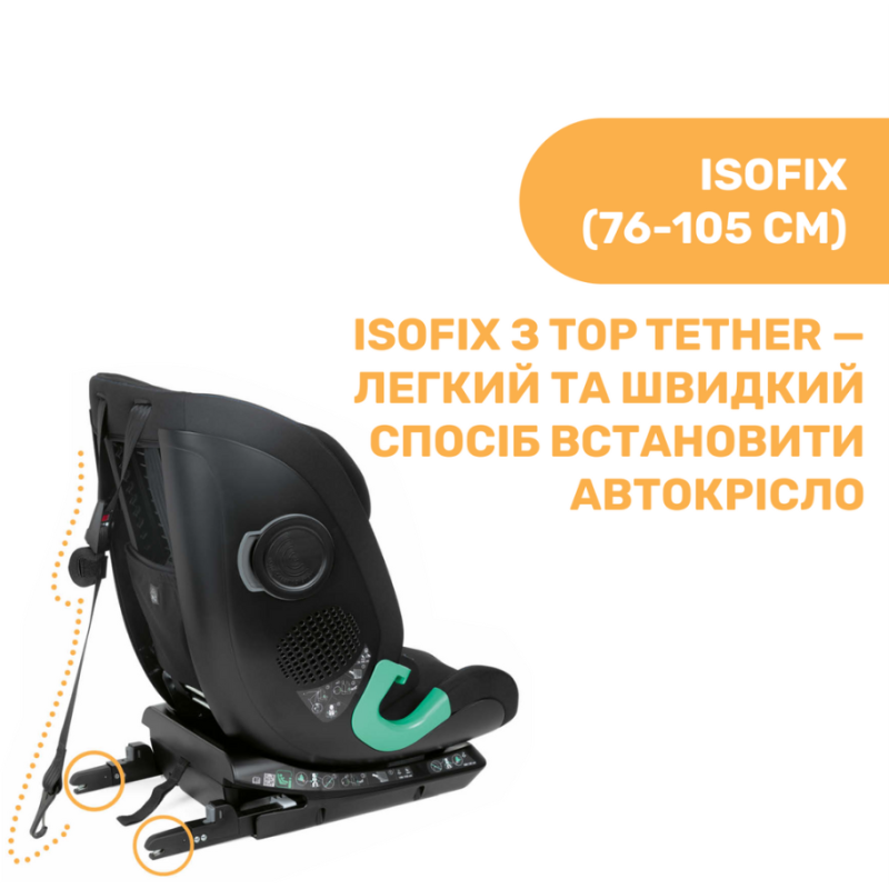 Автомобільне сидіння Chicco My Seat Air i-Size, гр. 1/2/3, кол.72
