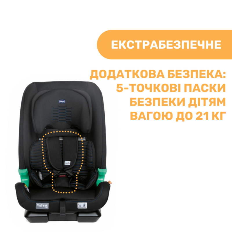 Автомобільне сидіння Chicco My Seat Air i-Size, гр. 1/2/3, кол.72