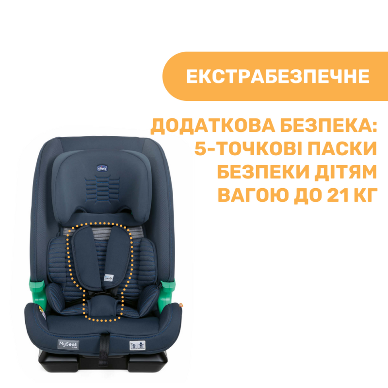 Автомобільне сидіння Chicco My Seat Air i-Size, гр. 1/2/3, кол.87