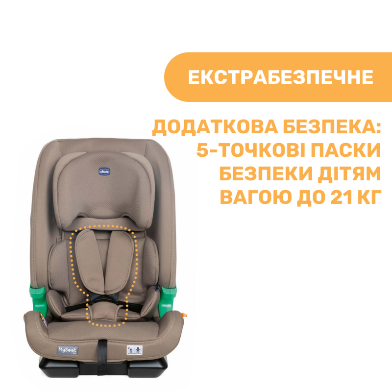 Автомобільне сидіння Chicco My Seat i-Size, гр. 1/2/3, кол.25
