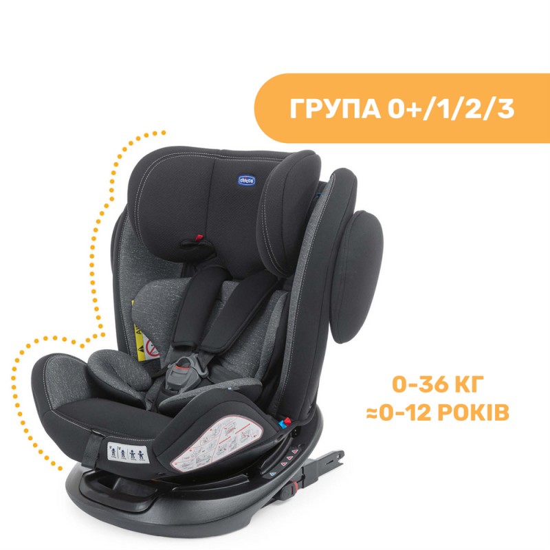 Автомобільне сидіння Chicco Unico Plus, група 0+/1/2/3, кол. 50